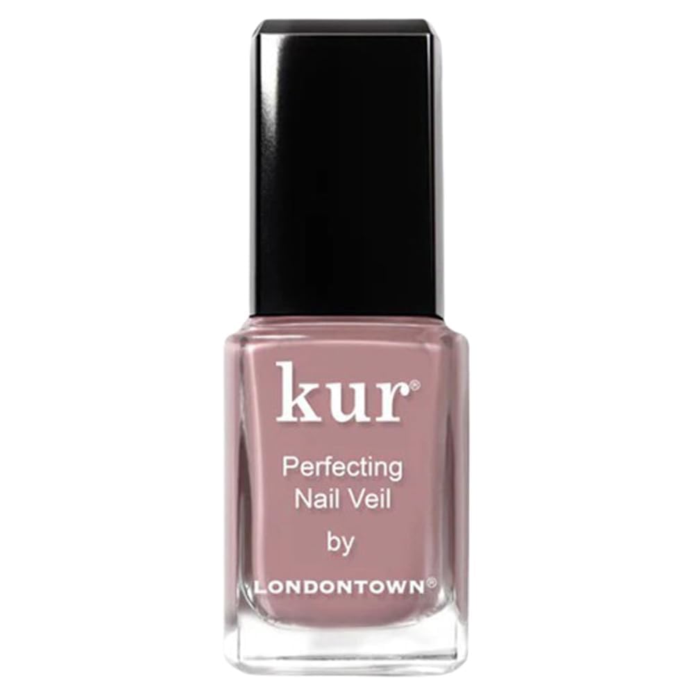 LONDONTOWN Perfecting Nail Veil. Sheer. Buildable Nail Tint Plus Nail Strengthener. Hydrates & Conditions Nails. #3 Violet Mauve Tint. 0.4 Fl Oz : Beauty & Personal Care