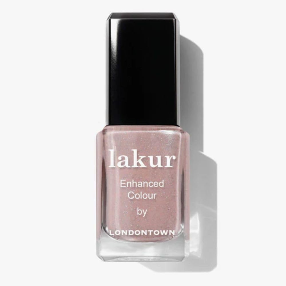 LONDONTOWN Lakur Nail Polish – Nude & Brown Shades. Champagne in Bed. 0.4 Fl Oz. Long-Lasting. Streak-Free. Chip-Resistant | 21+ Free Non-Toxic Vegan Nail Color. Strengthens & Hydrates Nails : Beauty & Personal Care