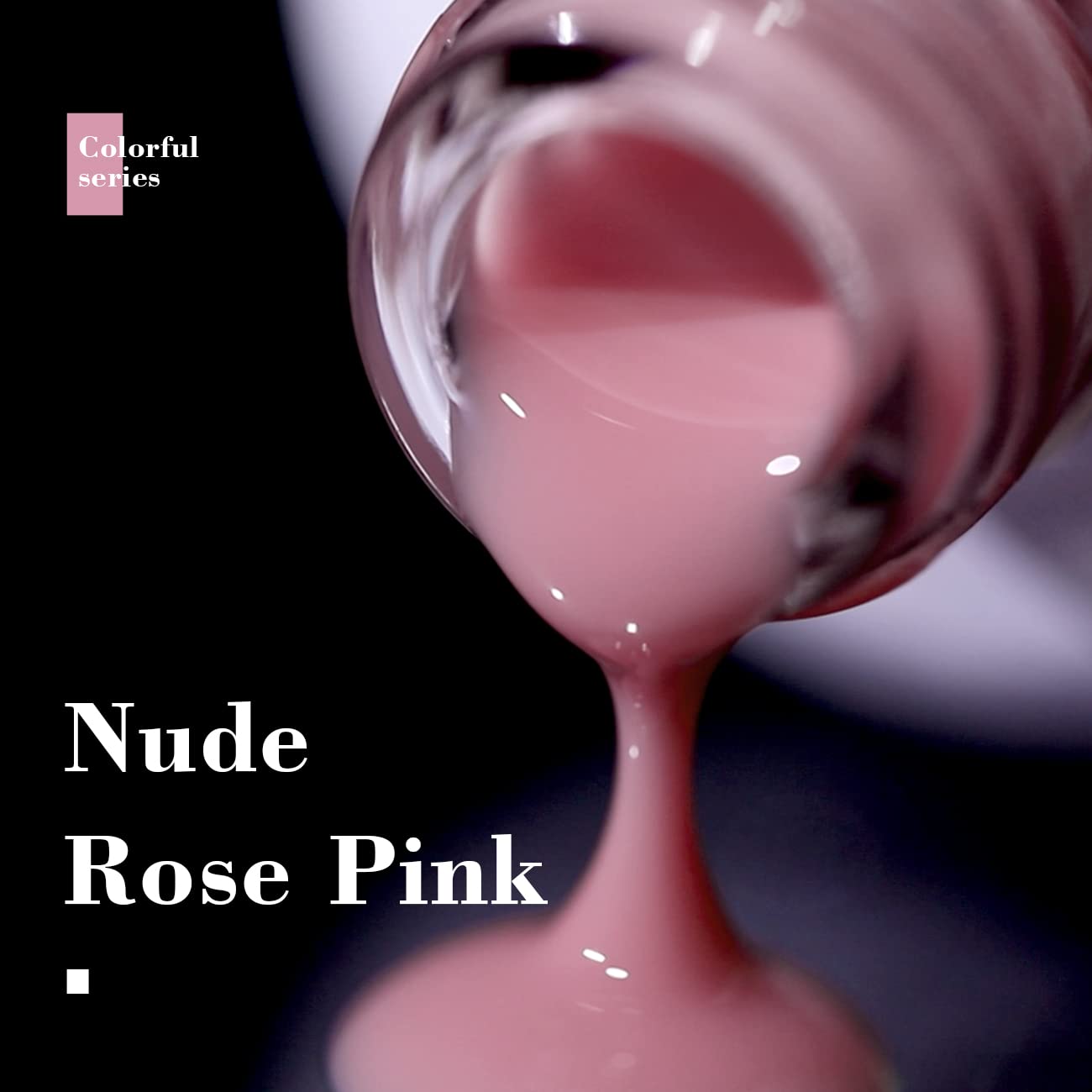 RARJSM Nude Gel Polish Sheer Rose Pink Gel Nail Polish Clear Pink French Manicure Nude Pink Jelly Nail GelPolish Varnish Curing Requires 1pcs 15ml LED UV Gel Soak Off for Home Salon Nail Art DIY : Beauty & Personal Care