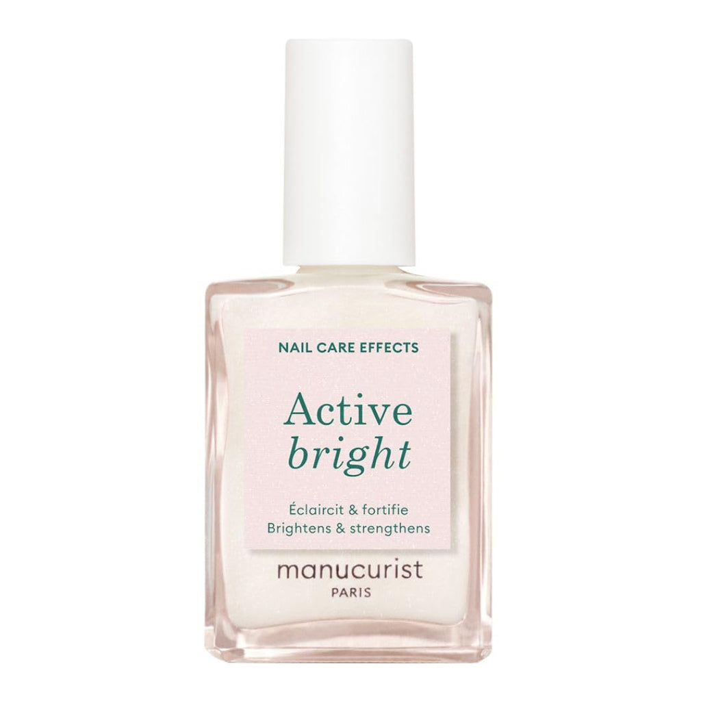 Manucurist Active Blur™ Blurring Treatment Nail Polish – Powder Pink Matte Nails Care with Niacinamide – No Lamp – Vegan & Made in France – Nail Strengthener and Growth for Weak Nails – Plant-Based : Beauty & Personal Care