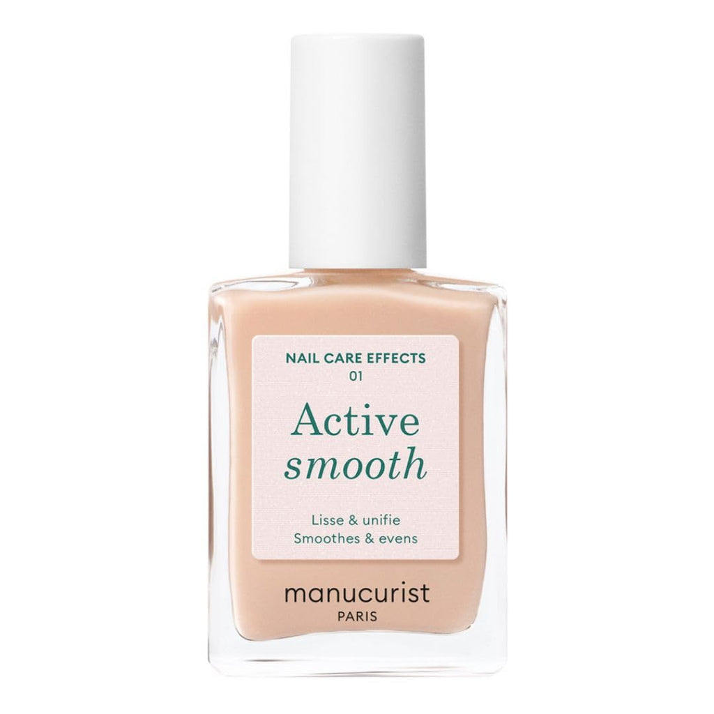 Manucurist Active Smooth 00 Nail Concealer Polish & Care - 2 in 1 Nude Nail Polish : Nail Strengthener and Growth - No Lamp - Ridge Filler for Nails - Natural Rosé Nail Polish : Beauty & Personal Care