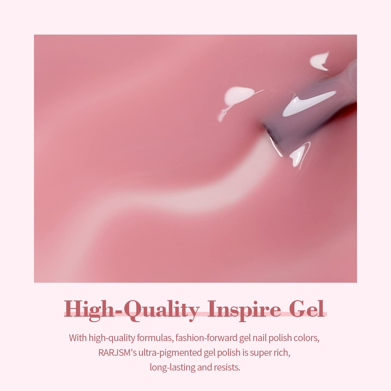 RARJSM Nude Gel Polish Sheer Rose Pink Gel Nail Polish Clear Pink French Manicure Nude Pink Jelly Nail GelPolish Varnish Curing Requires 1pcs 15ml LED UV Gel Soak Off for Home Salon Nail Art DIY : Beauty & Personal Care