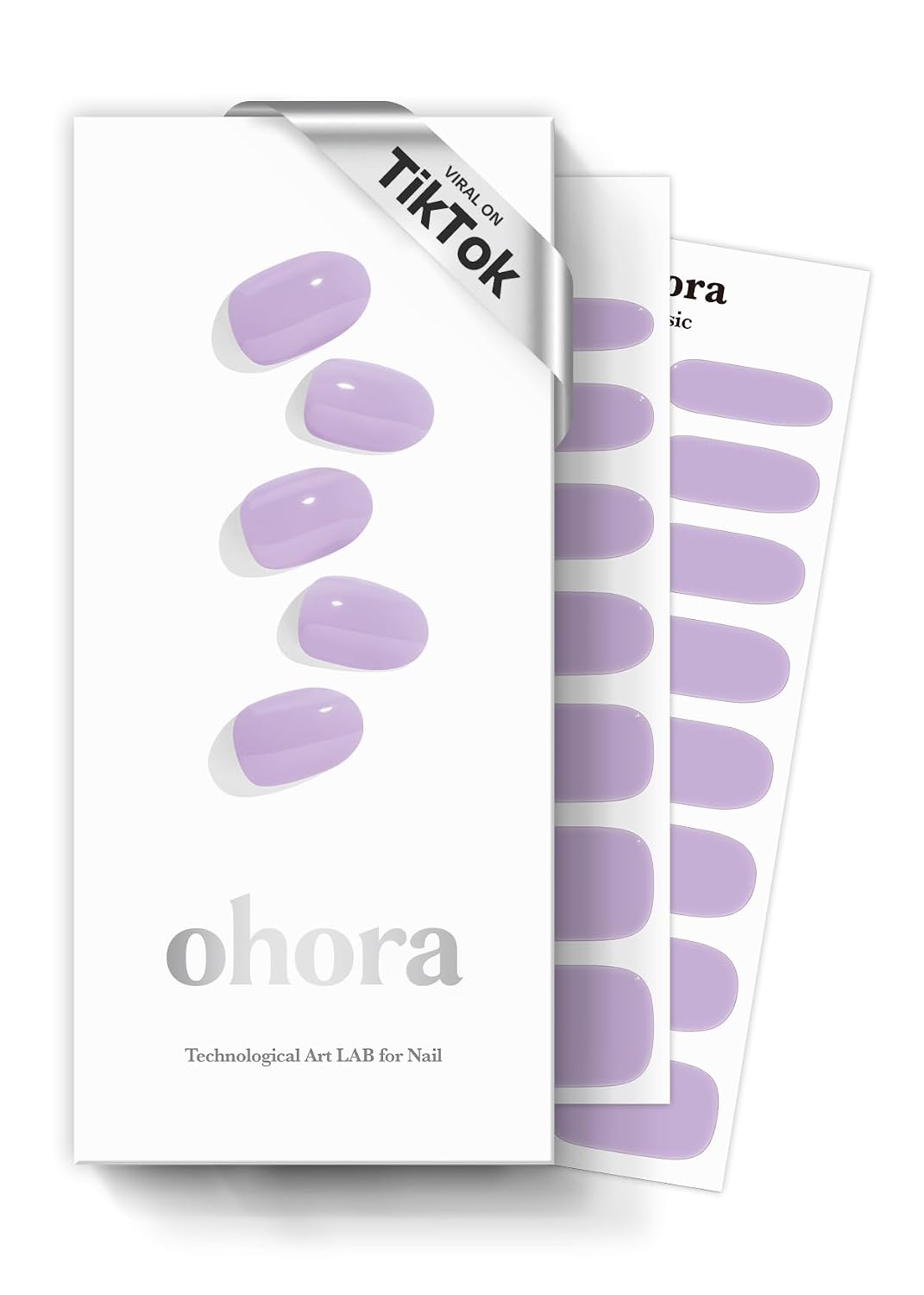 ohora Semi Cured Gel Nail Strips (N Cream Window) - Green. Solid. Works with Any UV/LED Lamps. Salon-Quality. Long Lasting. Easy to Apply & Remove - Includes 2 Prep Pads. Nail File & Wooden Stick : Beauty & Personal Care