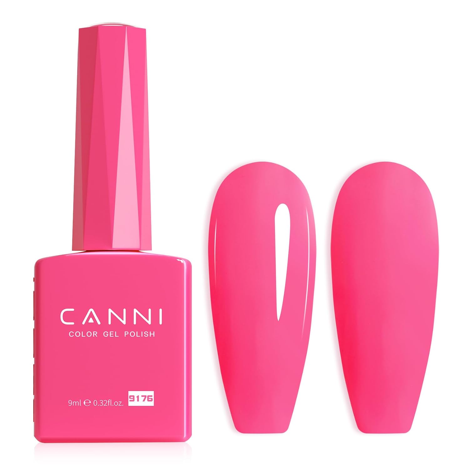 CANNI Light Pink Gel Nail Polish. 1Pcs Baby Pink Gel Polish Soft Pale Color High Gloss Soak Off U V Nail Manicure Salon DIY : Beauty & Personal Care