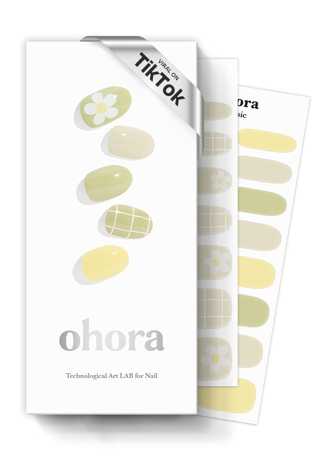 ohora Semi Cured Gel Nail Strips (N Essential French) - White. French. Works with Any UV/LED Lamps. Salon-Quality. Long Lasting. Easy to Apply & Remove - Includes 2 Prep Pads. Nail File & Wooden Stick : Beauty & Personal Care