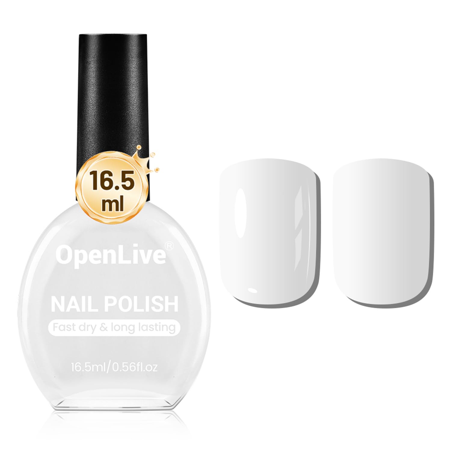 OpenLive 16.5ml Dusty Rose Nail Polish Large Volume Quick Drying Light Pink Nail Polish. Fast Drying and Long Lasting Color Nail Art DIY Home Manicure Gift for Women : Beauty & Personal Care