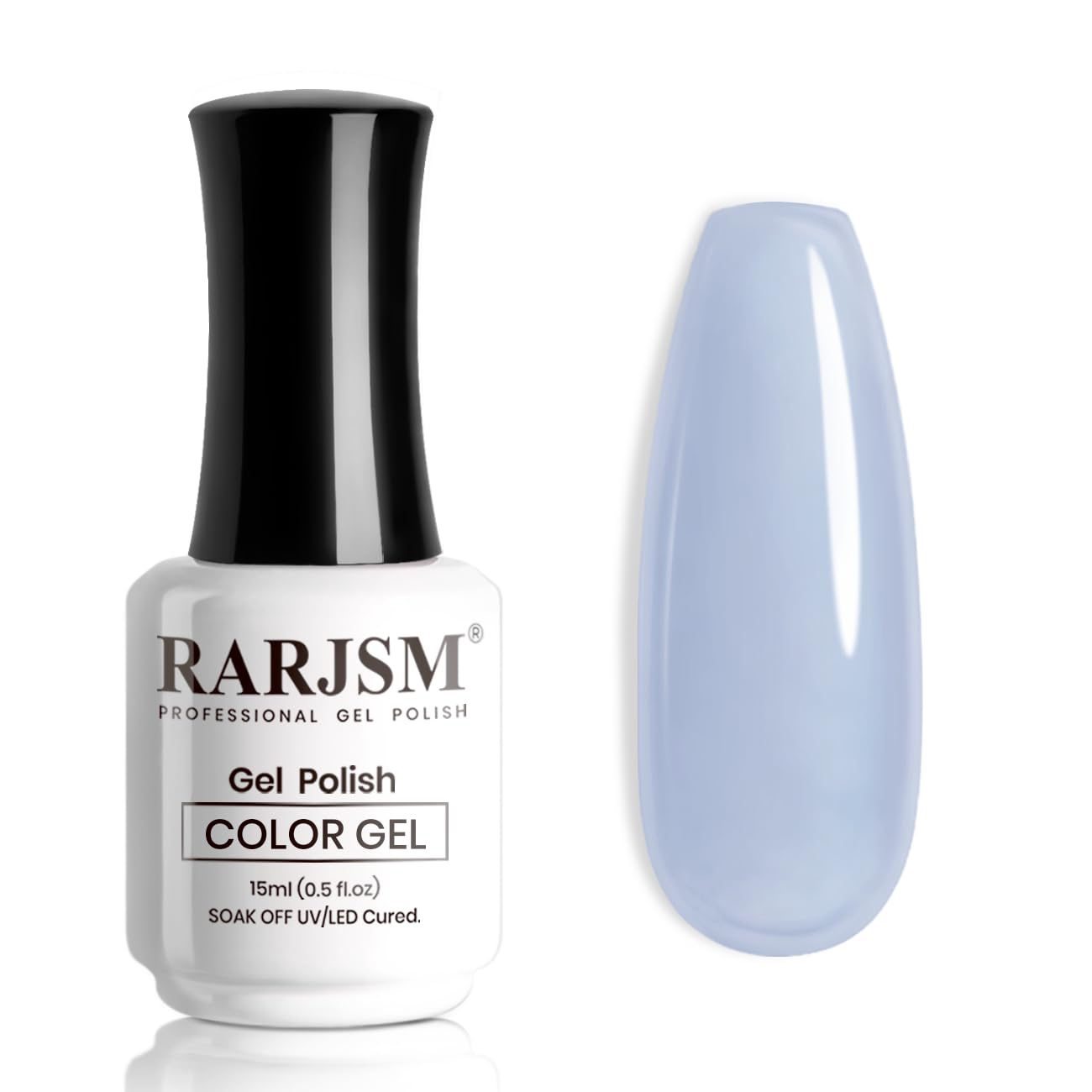 RARJSM Nude Gel Polish Sheer Rose Pink Gel Nail Polish Clear Pink French Manicure Nude Pink Jelly Nail GelPolish Varnish Curing Requires 1pcs 15ml LED UV Gel Soak Off for Home Salon Nail Art DIY : Beauty & Personal Care