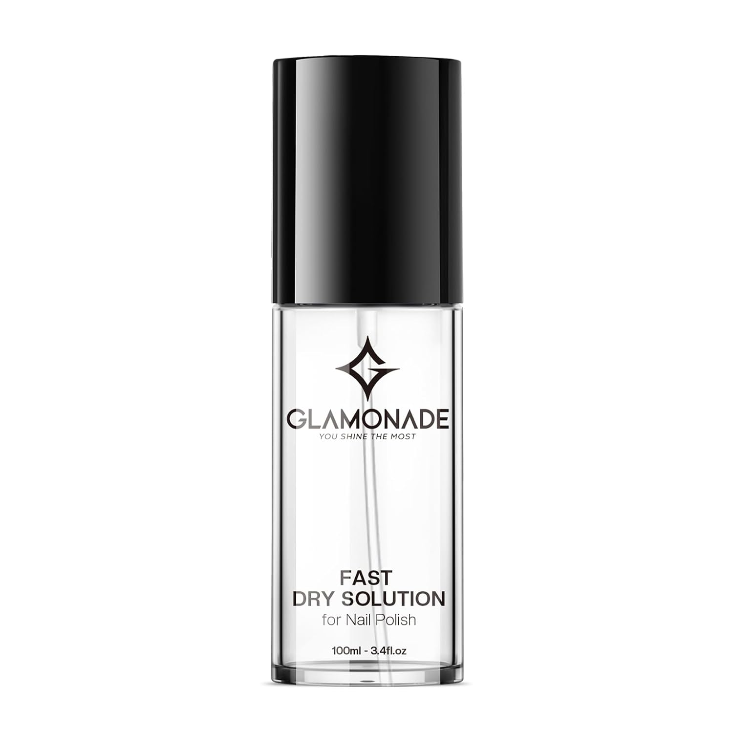 Glamonade Top Coat Nail Polish Clear: Quick Dry Nail Polish No Chip High Shine Long Lasting Glossy Fast Air Dry Top Coat for Nail Art Manicure Salon Quality : Beauty & Personal Care