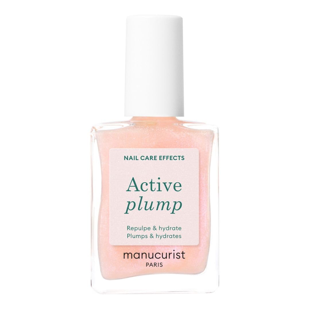 Manucurist Active Blur™ Blurring Treatment Nail Polish – Powder Pink Matte Nails Care with Niacinamide – No Lamp – Vegan & Made in France – Nail Strengthener and Growth for Weak Nails – Plant-Based : Beauty & Personal Care