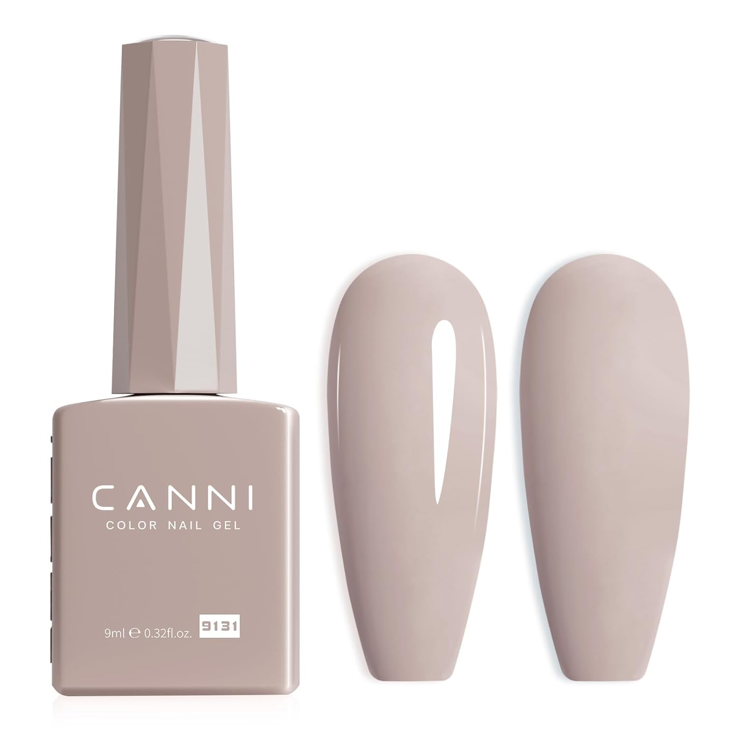 CANNI Light Pink Gel Nail Polish. 1Pcs Baby Pink Gel Polish Soft Pale Color High Gloss Soak Off U V Nail Manicure Salon DIY : Beauty & Personal Care