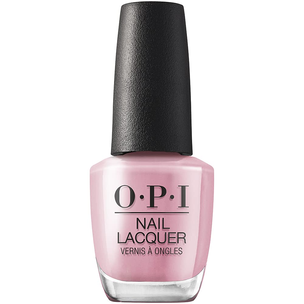OPI Nail Lacquer Bubble Bath | Sheer Nude Pink Crème Chip Resistant Nail Polish | Fast Drying. Streak Free
