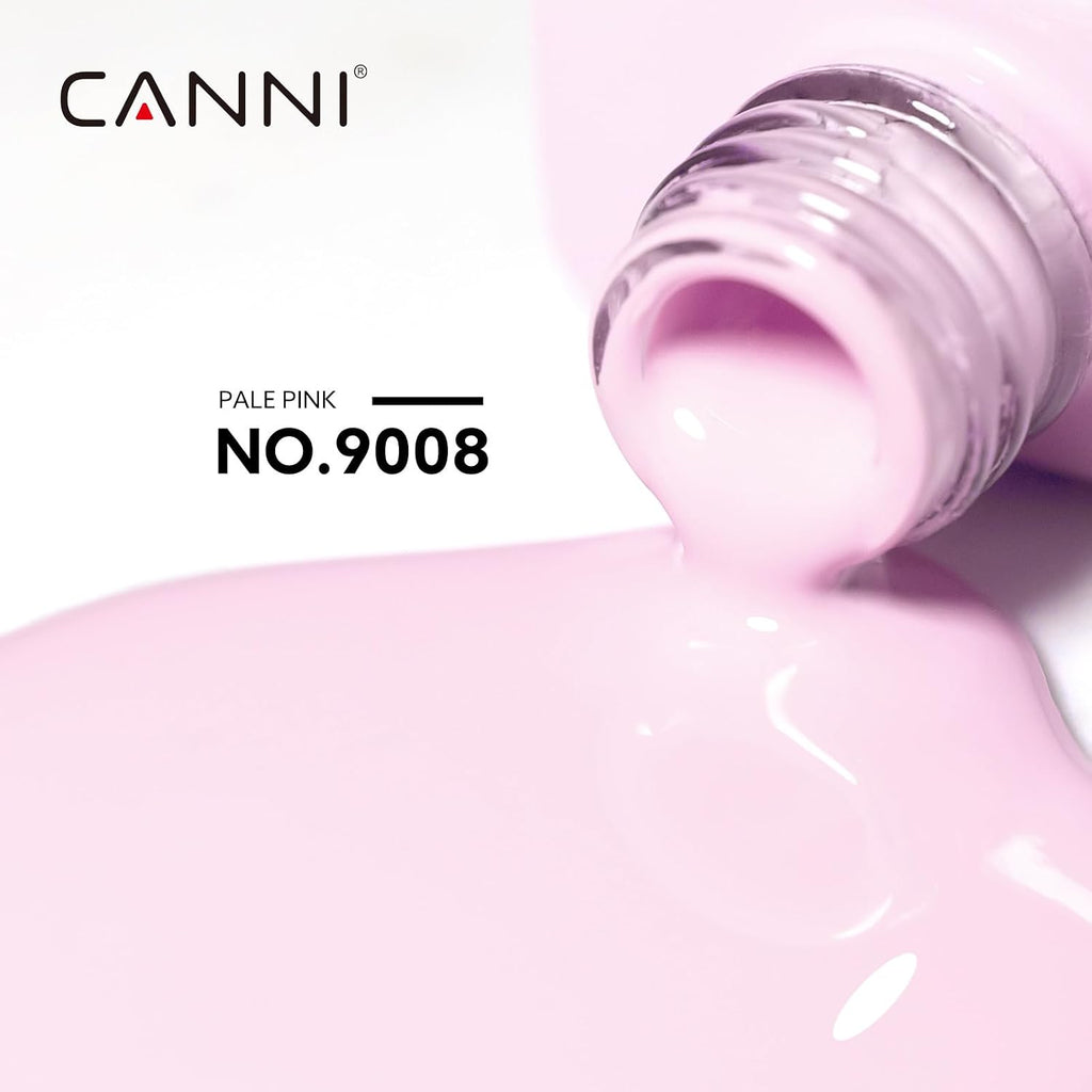 CANNI Light Pink Gel Nail Polish. 1Pcs Baby Pink Gel Polish Soft Pale Color High Gloss Soak Off U V Nail Manicure Salon DIY : Beauty & Personal Care