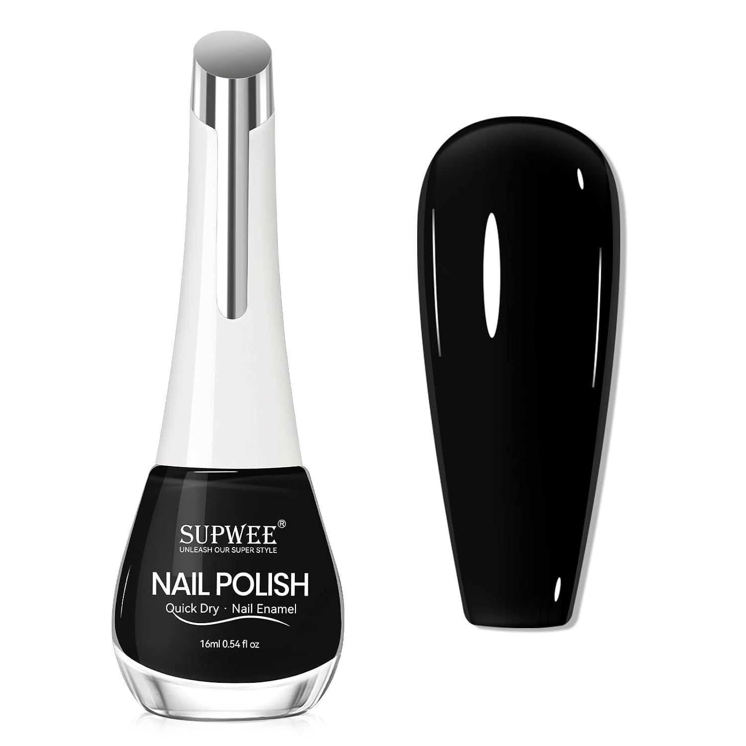 SUPWEE Cat Eye Nail Polish Non Gel with Magnet- Need to Use Black Base. Quick Dry Cateye Magnetic Nail Polish for Fingernail Air Drying Fast Lacquer Manicure Gift For Women Girls 16ml. 0.54fl oz : Beauty & Personal Care