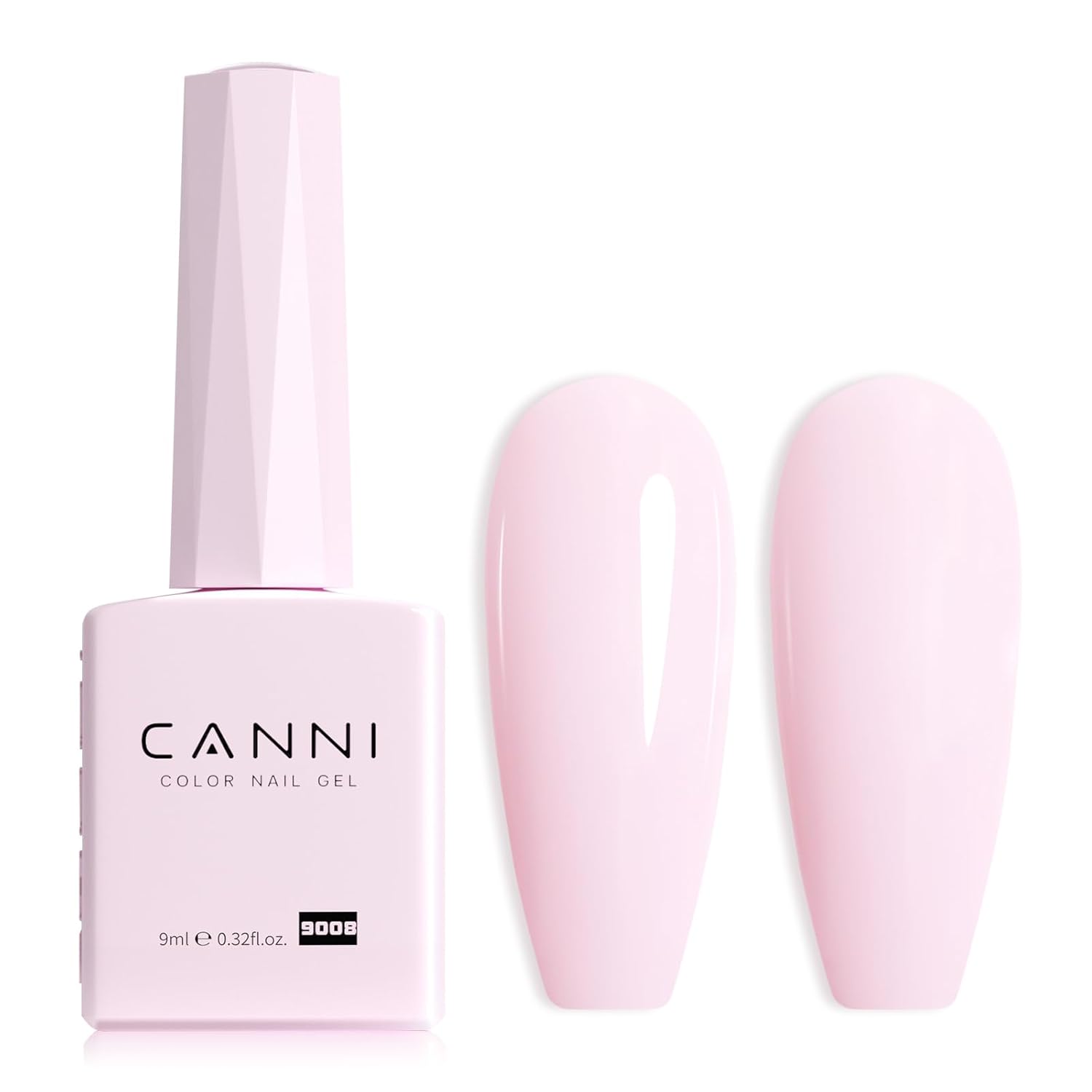 CANNI Light Pink Gel Nail Polish. 1Pcs Baby Pink Gel Polish Soft Pale Color High Gloss Soak Off U V Nail Manicure Salon DIY : Beauty & Personal Care