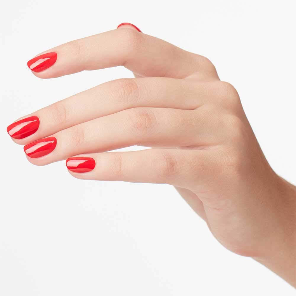 OPI Nail Lacquer Cajun Shrimp | Opaque Bright Orange Crème Chip Resistant Nail Polish | Fast Drying. Streak Free