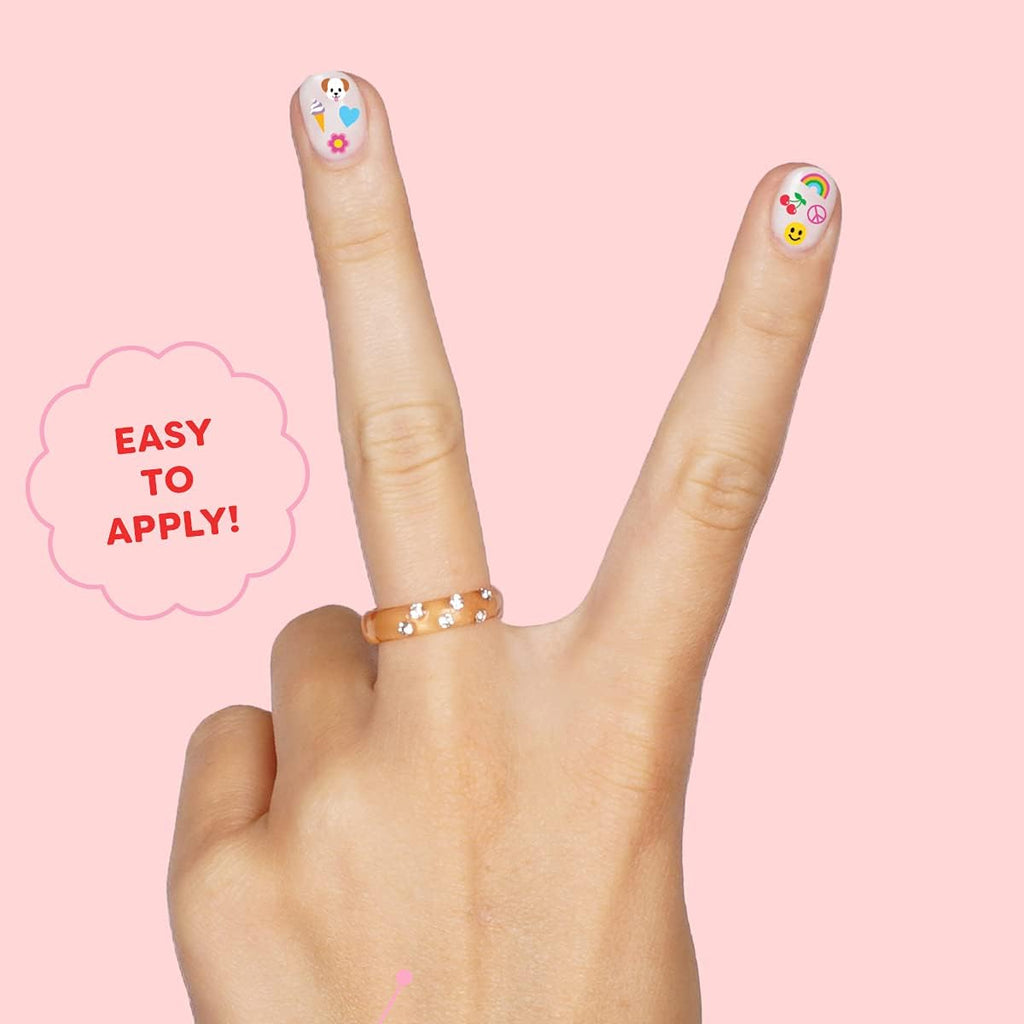 xo. Fetti Kids Nail Stickers - 816 Decals | Birthday Girl Party Favors. DIY Home Activity. Gift. Cute Nail Transfer. Groovy. Princess. Girl Power. Easter Basket : Beauty & Personal Care