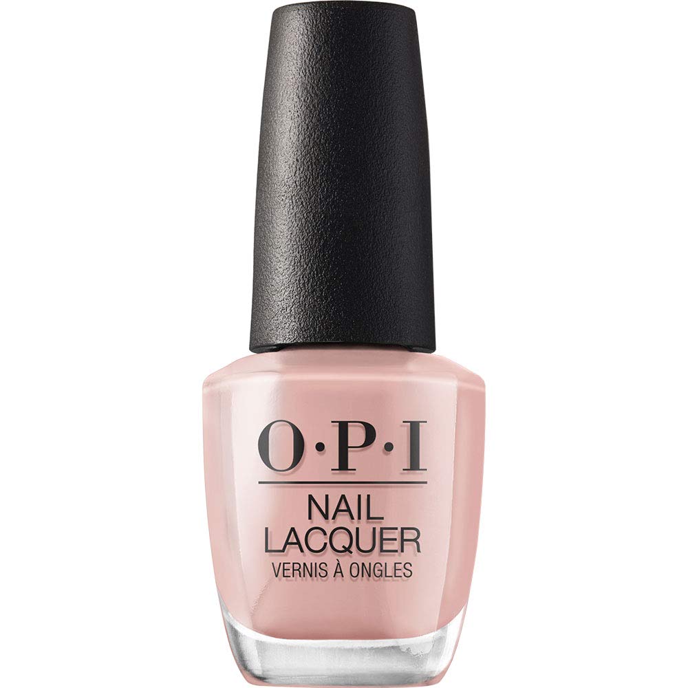 OPI Nail Lacquer Bubble Bath | Sheer Nude Pink Crème Chip Resistant Nail Polish | Fast Drying. Streak Free