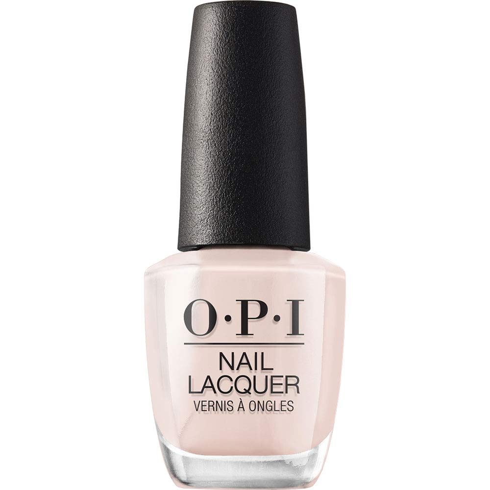 OPI Nail Lacquer Bubble Bath | Sheer Nude Pink Crème Chip Resistant Nail Polish | Fast Drying. Streak Free