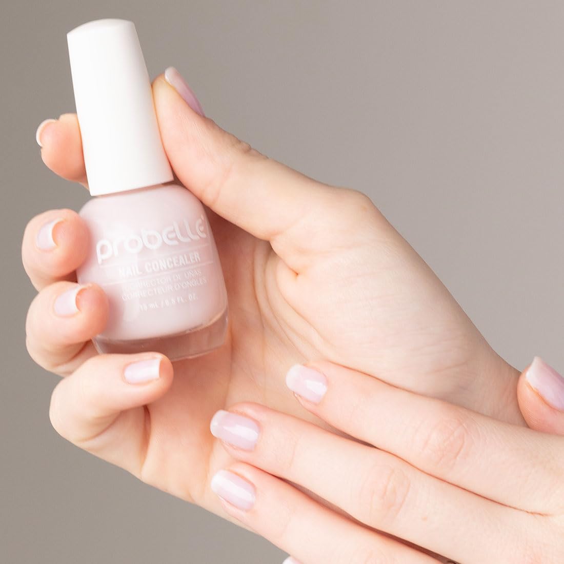 Probelle Illuminating Nail Concealer. Sheer Long Lasting Brightening Nail Polish for yellowing discolored nails. perfect finish for damaged nails with imperfections. Vegan. Gluten Free. Lilac Glow : Beauty & Personal Care