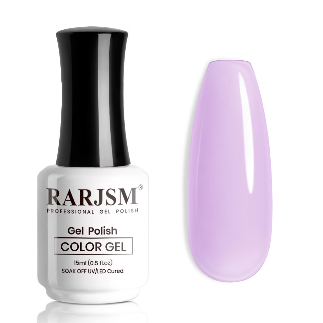 RARJSM Nude Gel Polish Sheer Rose Pink Gel Nail Polish Clear Pink French Manicure Nude Pink Jelly Nail GelPolish Varnish Curing Requires 1pcs 15ml LED UV Gel Soak Off for Home Salon Nail Art DIY : Beauty & Personal Care