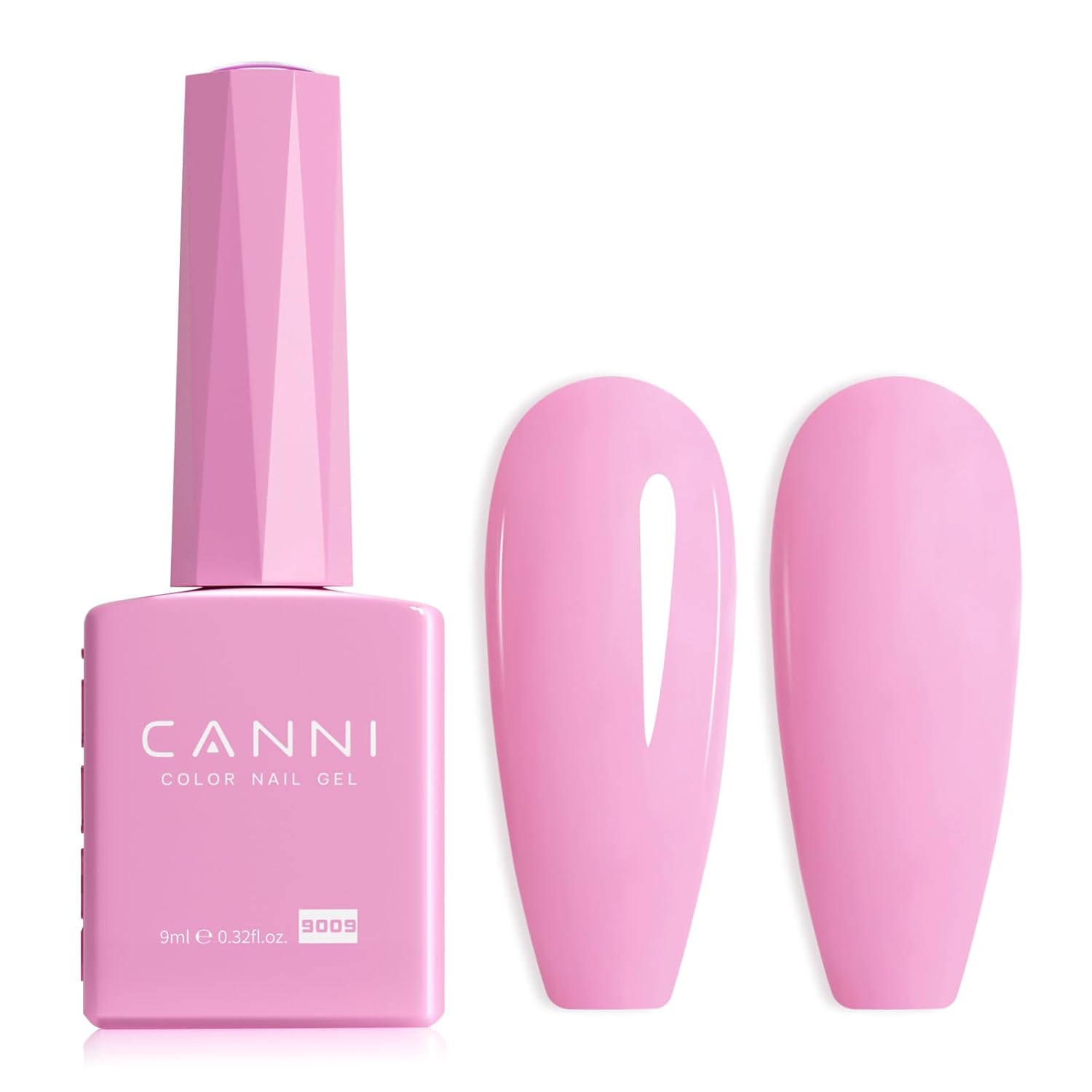 CANNI Light Pink Gel Nail Polish. 1Pcs Baby Pink Gel Polish Soft Pale Color High Gloss Soak Off U V Nail Manicure Salon DIY : Beauty & Personal Care