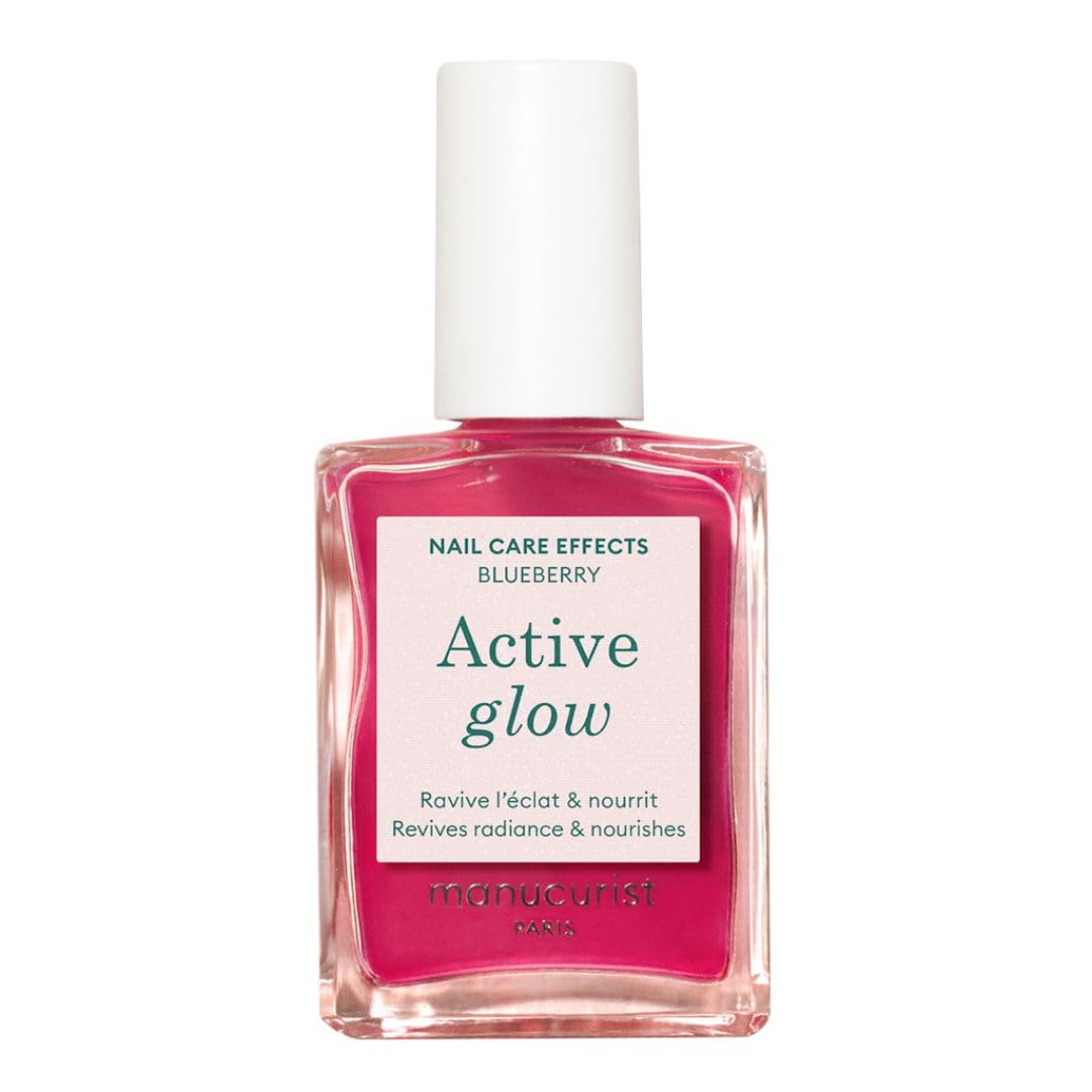 Manucurist Active Blur™ Blurring Treatment Nail Polish – Powder Pink Matte Nails Care with Niacinamide – No Lamp – Vegan & Made in France – Nail Strengthener and Growth for Weak Nails – Plant-Based : Beauty & Personal Care