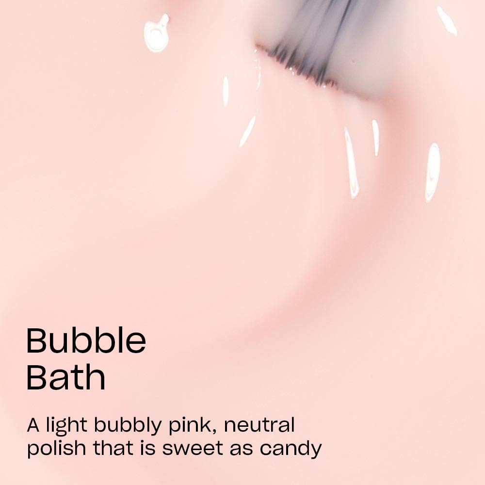 OPI Nail Lacquer Bubble Bath | Sheer Nude Pink Crème Chip Resistant Nail Polish | Fast Drying. Streak Free