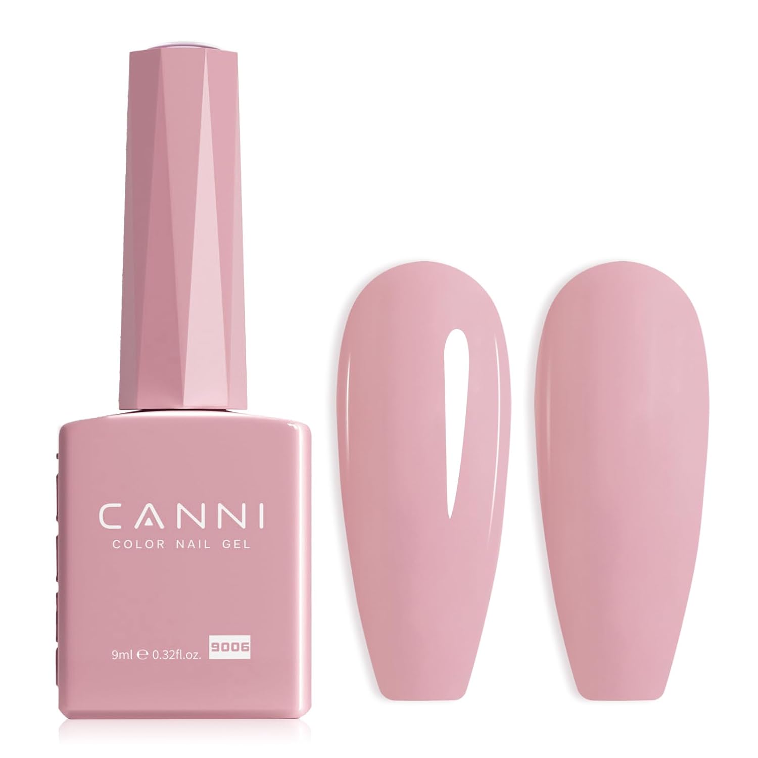 CANNI Light Pink Gel Nail Polish. 1Pcs Baby Pink Gel Polish Soft Pale Color High Gloss Soak Off U V Nail Manicure Salon DIY : Beauty & Personal Care