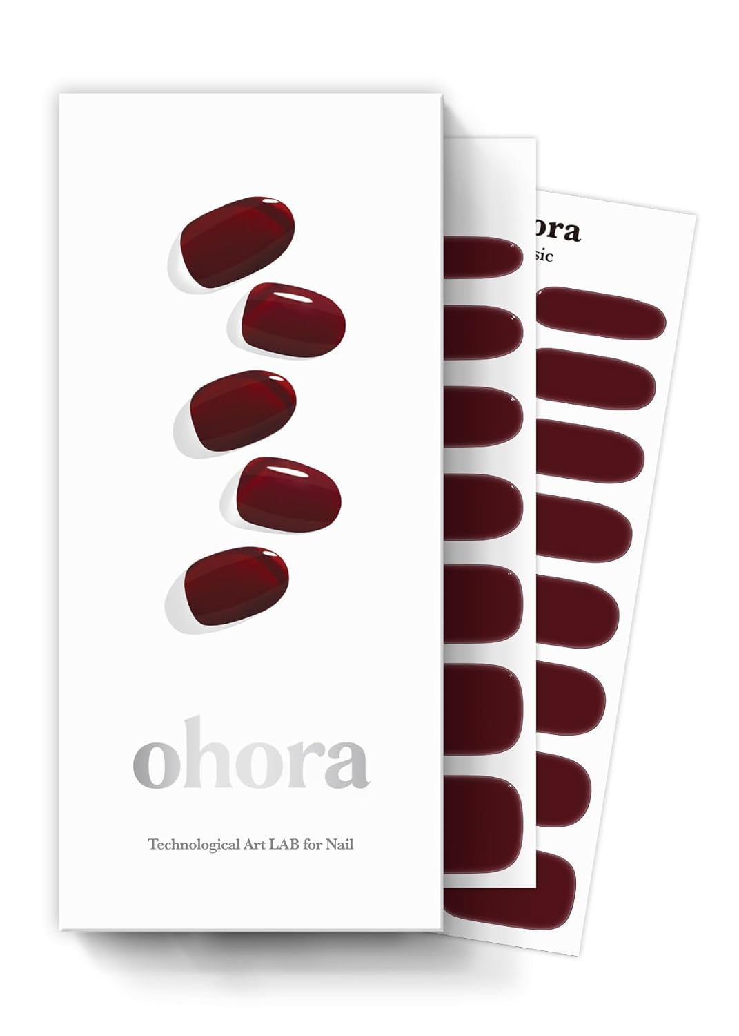 ohora Semi Cured Gel Nail Strips (N Essential French) - White. French. Works with Any UV/LED Lamps. Salon-Quality. Long Lasting. Easy to Apply & Remove - Includes 2 Prep Pads. Nail File & Wooden Stick : Beauty & Personal Care