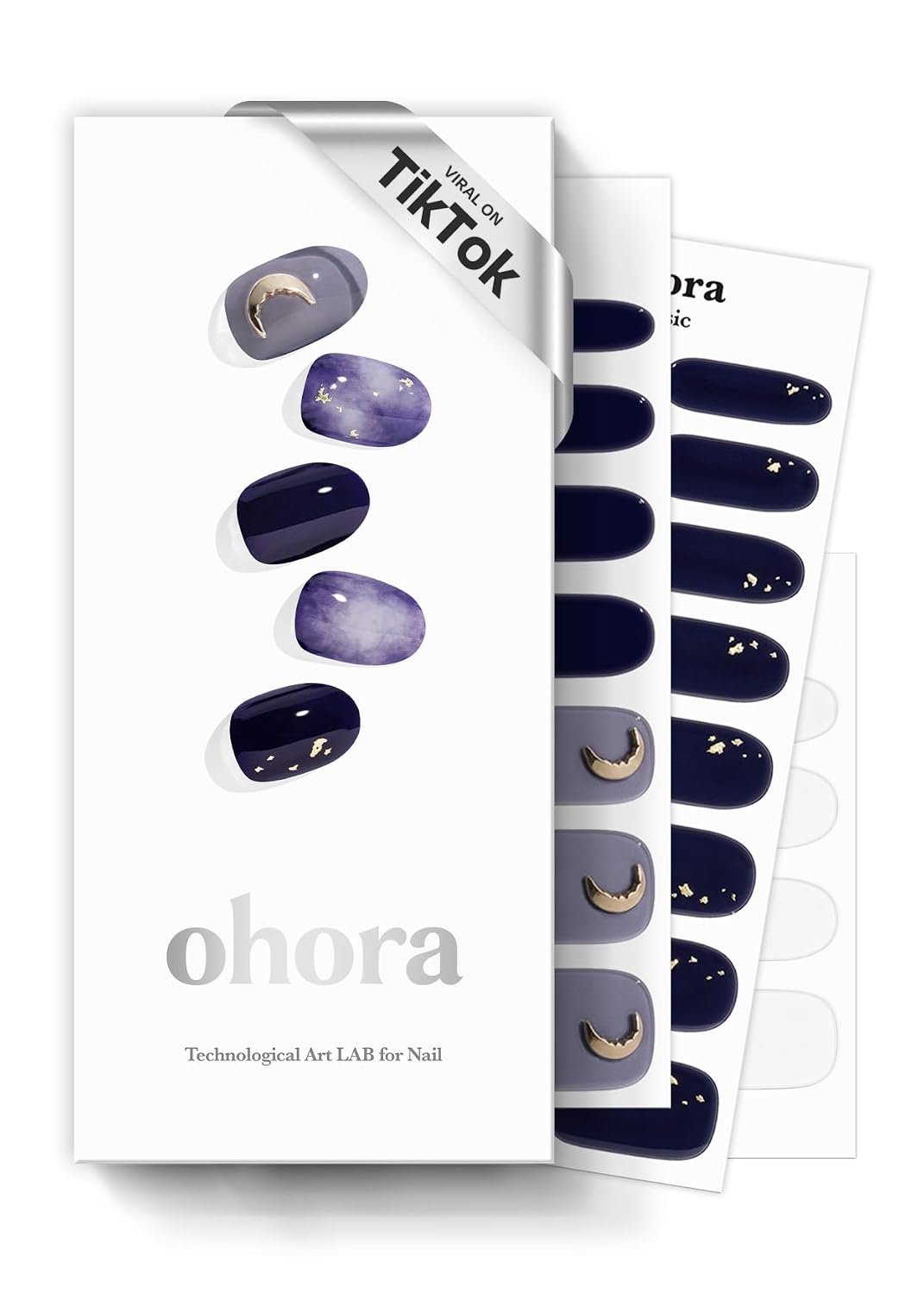 ohora Semi Cured Gel Nail Strips (N Pastel) - Yellow. Ombre. Works with Any UV/LED Lamps. Salon-Quality. Long Lasting. Easy to Apply & Remove - Includes 2 Prep Pads. Nail File & Wooden Stick : Beauty & Personal Care