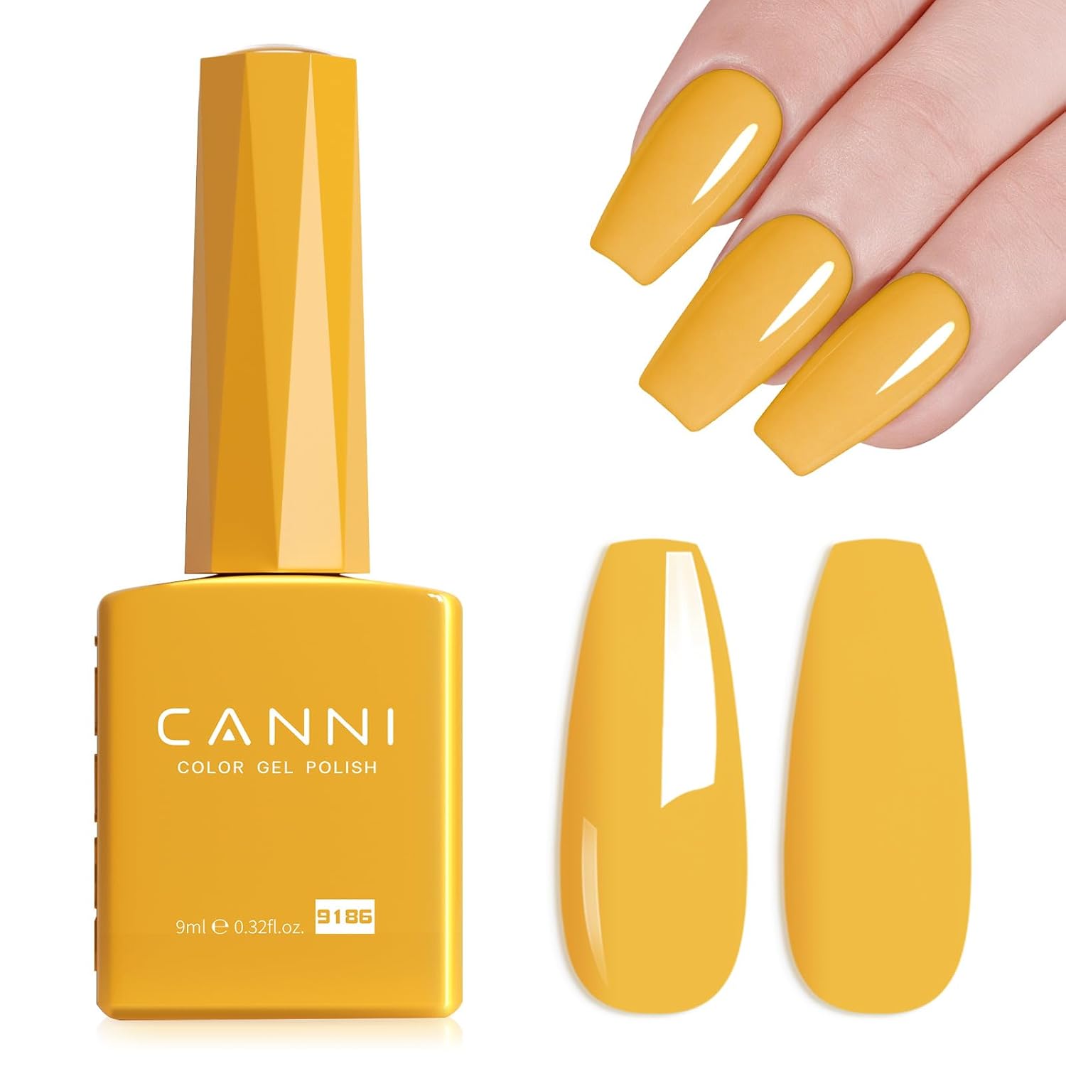 CANNI Light Pink Gel Nail Polish. 1Pcs Baby Pink Gel Polish Soft Pale Color High Gloss Soak Off U V Nail Manicure Salon DIY : Beauty & Personal Care