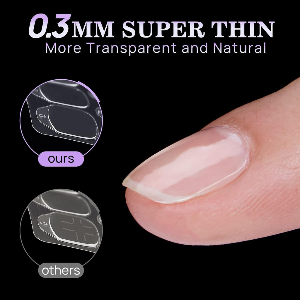 BTArtbox Nail Adhesive Tabs for Press On Nails - 10 Sheets 15 Sizes Ultra Thin & Waterproof Nail Stickers for Fake Nails. 300PCS Double Sided Jelly Nail Sticky Tabs for Manicure : Beauty & Personal Care
