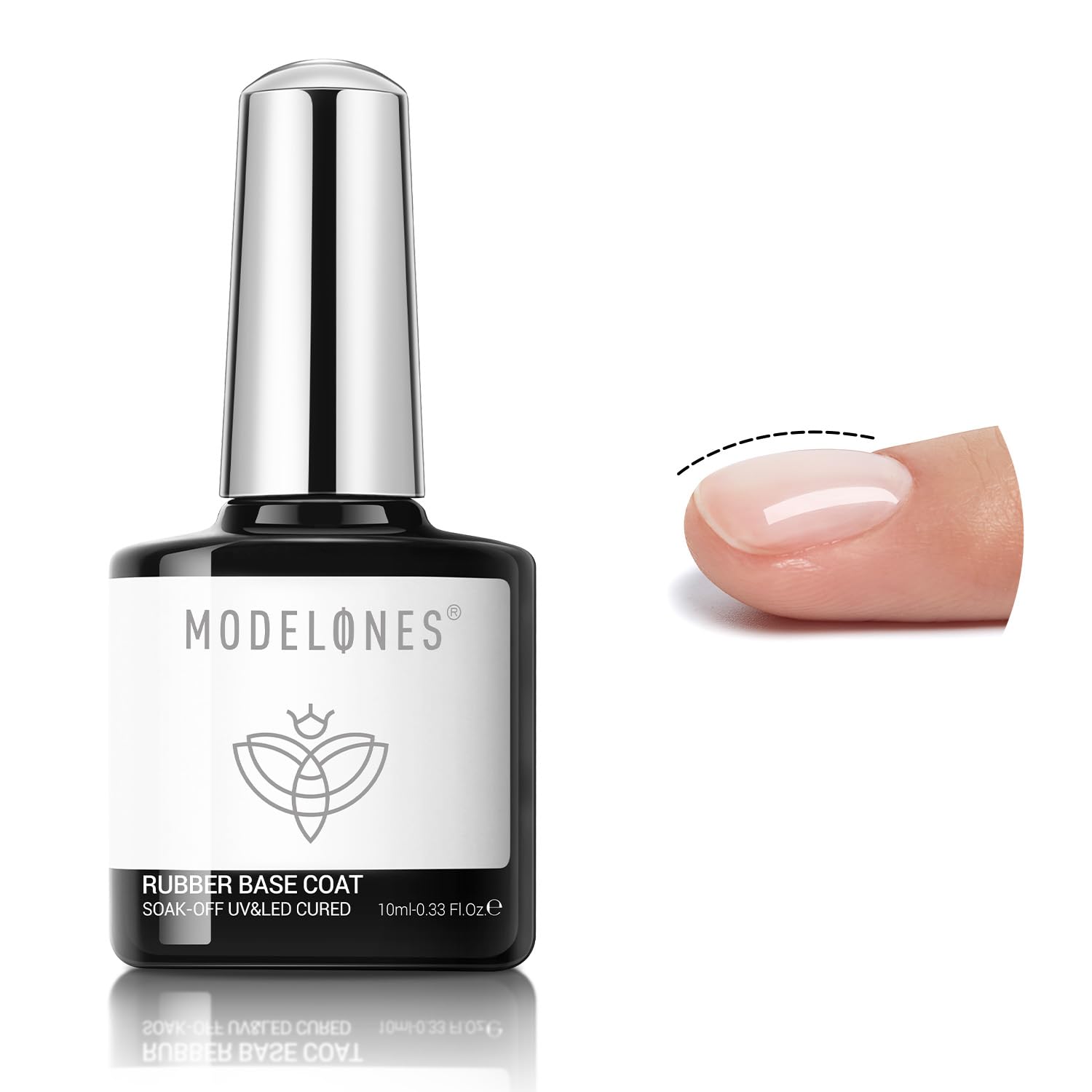 modelones Gel Top Coat. 15 ml 2026 Upgrade Super Shiny Base and Top Coat Set. Soak Off Nail Lamp Acid Free No Wipe Clear Base Top Gel Nail Polish : Beauty & Personal Care