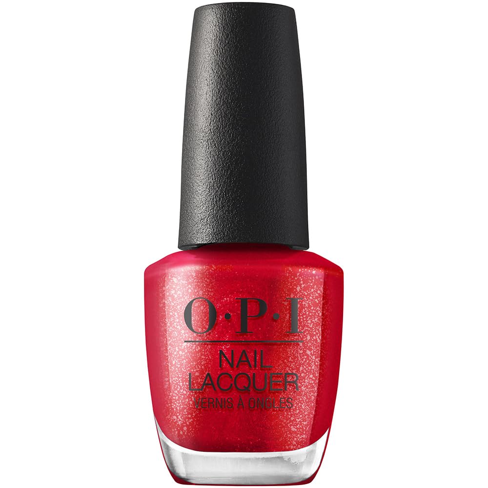 OPI Nail Lacquer Cajun Shrimp | Opaque Bright Orange Crème Chip Resistant Nail Polish | Fast Drying. Streak Free
