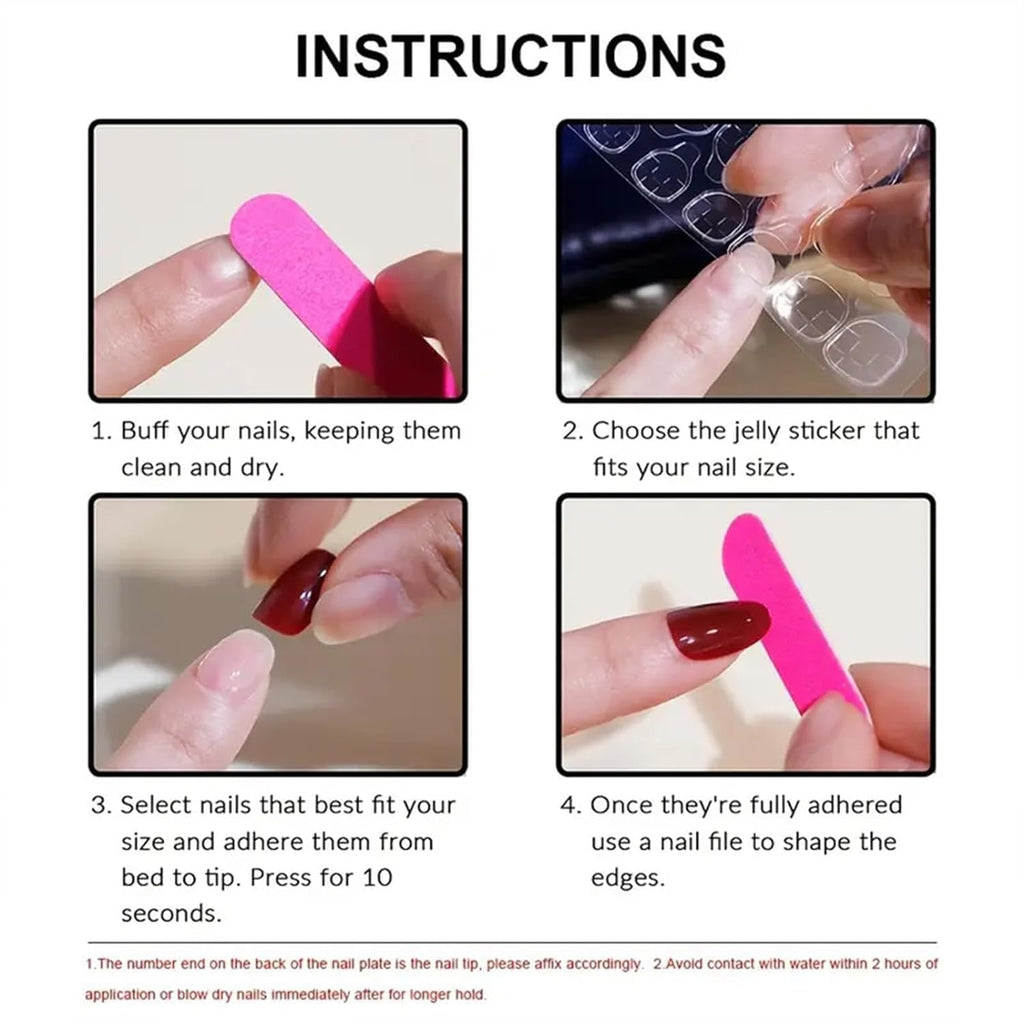 CTTHNBD Press on Nails Almond - French Tip Fake Nails with Gold Line Design - Medium Fasle Nails Press ons - for Women 24 Pcs : Beauty & Personal Care