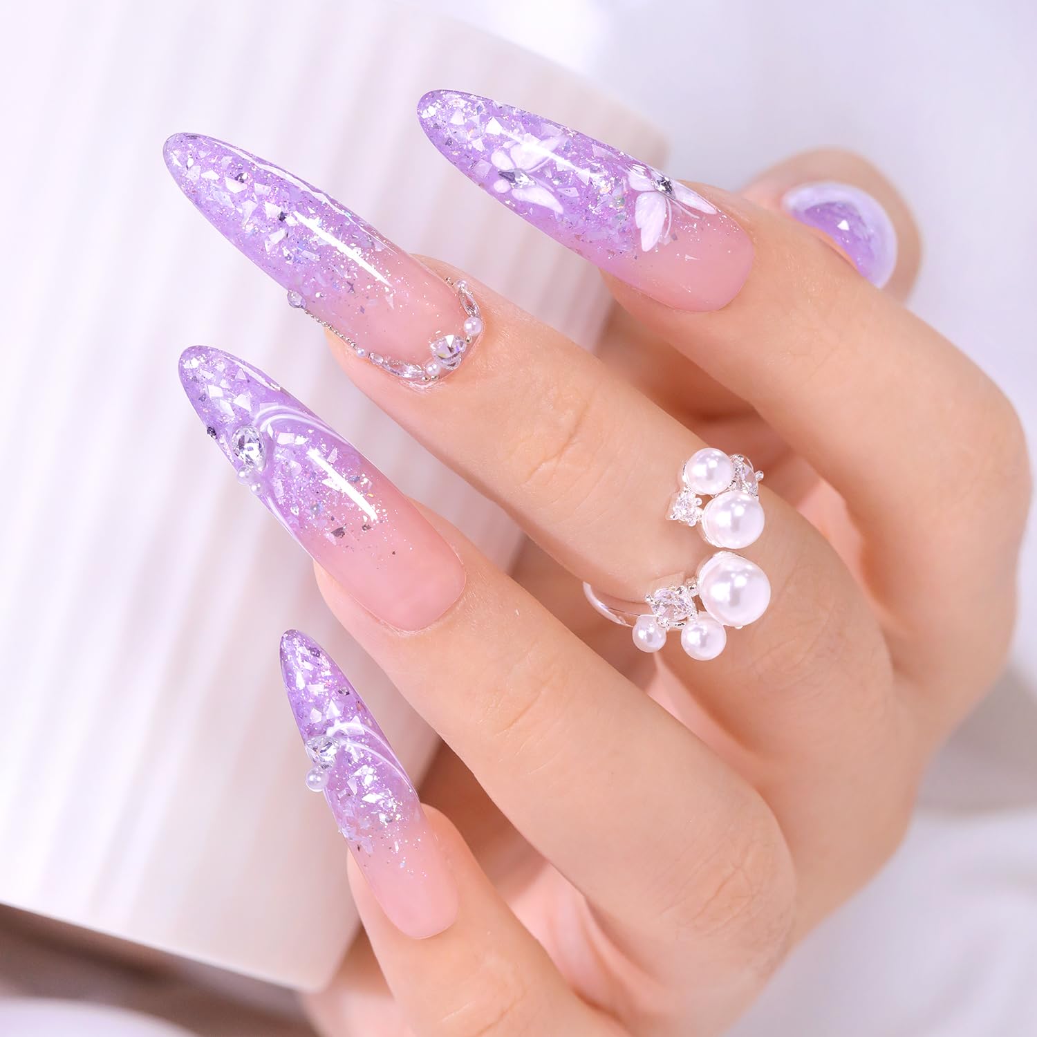 Double Rhythm 0.5Oz Glitter Gel Polish Shimmer Reflective Color for Nail Art Salon DIY Soak Off 15ml Nail Lamp Gel Polish at Home (Pink-B1161) : Beauty & Personal Care
