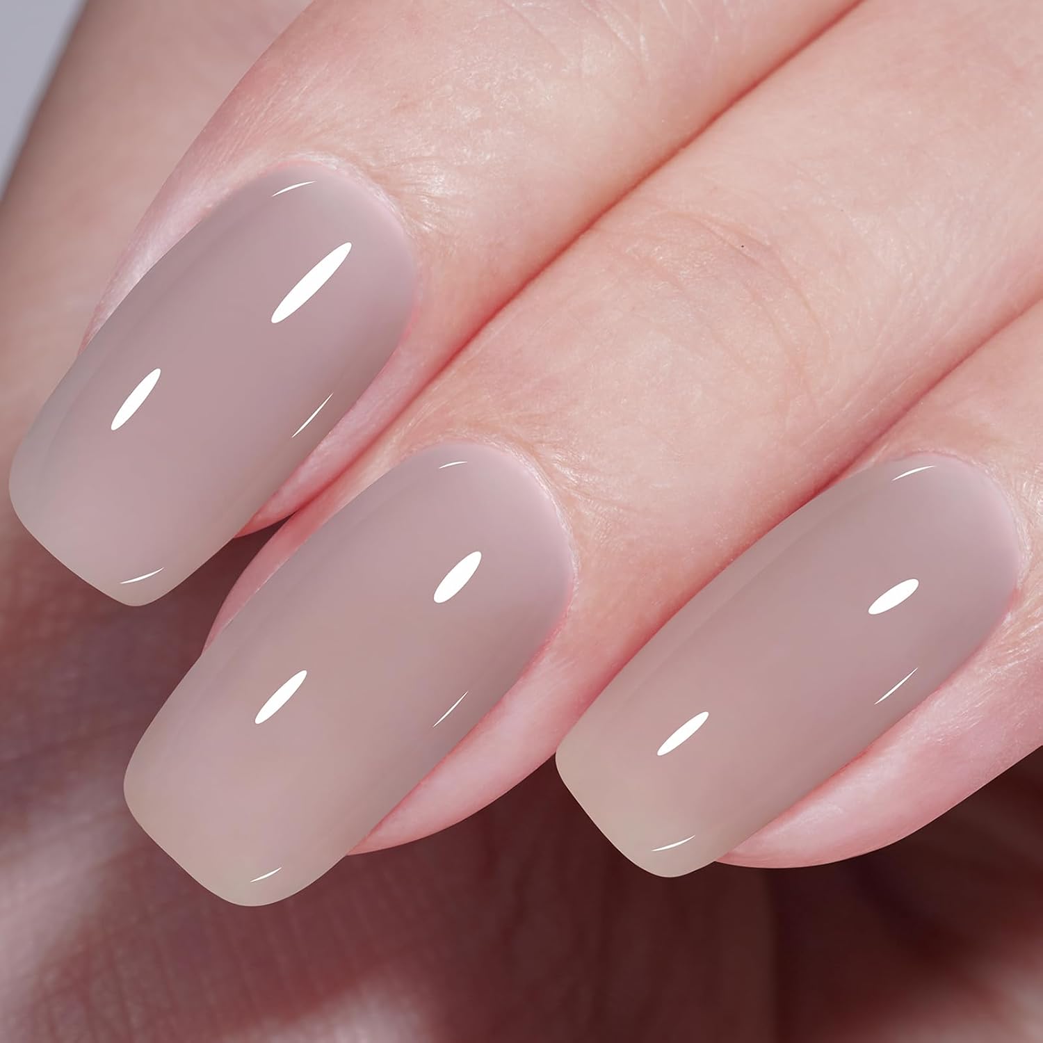 AILLSA Milky Pink Nude Gel Nail Polish. 15ml Translucent Soak Off UV LED Light Cure Gel Polish. Long Lasting for French Nail Art Salon DIY Manicure at Home : Beauty & Personal Care