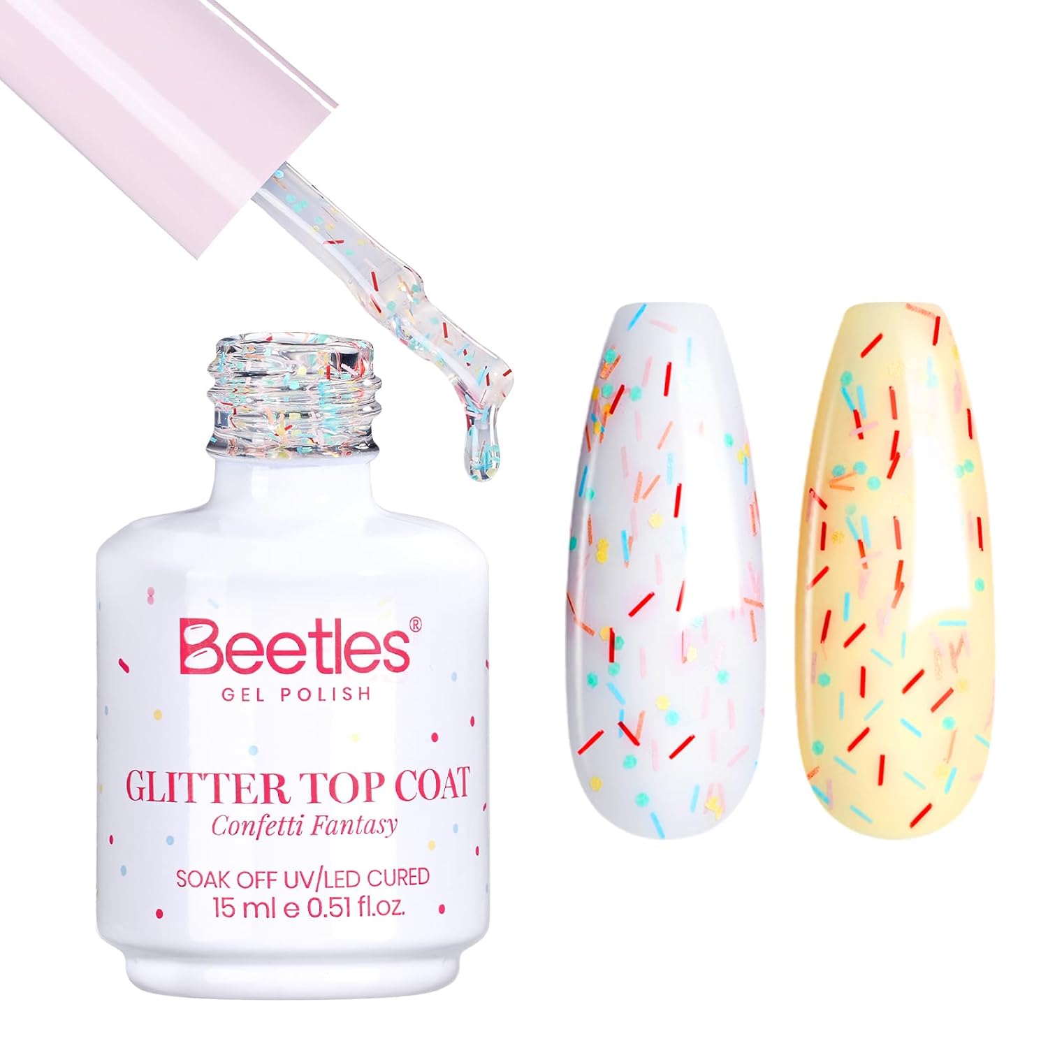 Beetles Pearl Gel Nail Polish. 6 Colors Shimmer White Pink Purple Mermaid Nail Drawing Gel. Soak Off UV Gel Polish Swirl Shell Thread Effect DIY Manicure Nail Art Gifts for Women : Beauty & Personal Care