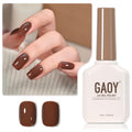 GAOY Sheer Light Pink Gel Nail Polish. 16ml Jelly Milky White Peach Translucent Color 1352 UV Light Cure Gel Polish for Nail Art DIY Manicure and Pedicure at Home : Beauty & Personal Care