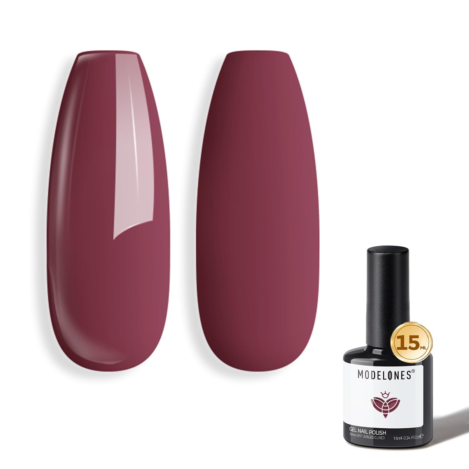 modelones Pink Gel Nail Polish Jelly Nude Pink Gel Polish French Tip Base Colors Translucent Soak Off U V Soap Nails for Nail Art Manicure at Home 15ML : Beauty & Personal Care