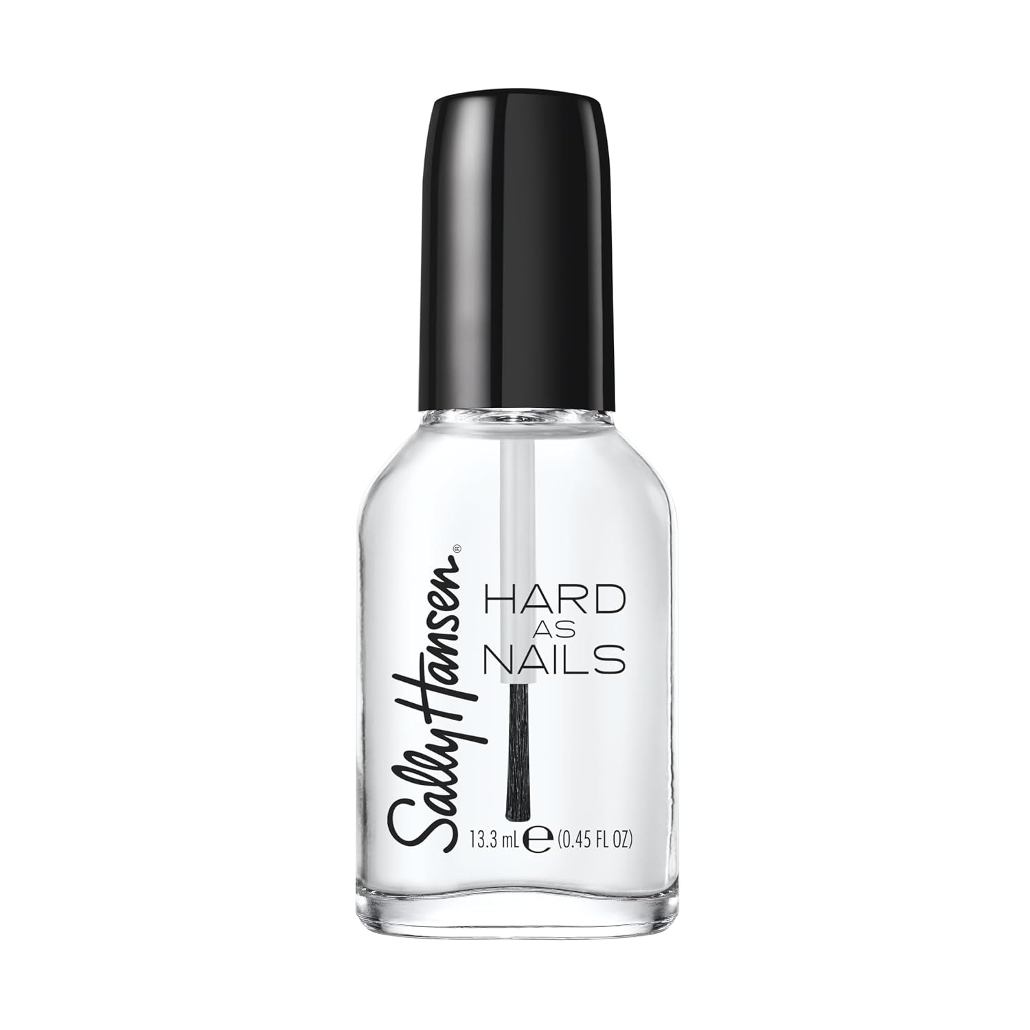 Sally Hansen Hard as Nails Nail Polish. Crystal Clear. 0.45 Fluid Ounce : Beauty & Personal Care