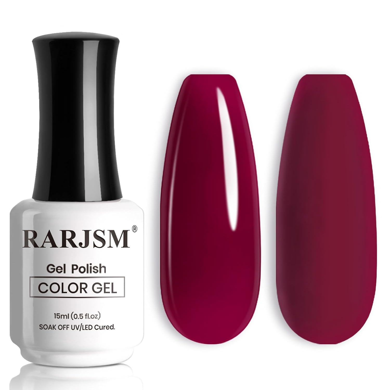 RARJSM Nude Gel Polish Sheer Rose Pink Gel Nail Polish Clear Pink French Manicure Nude Pink Jelly Nail GelPolish Varnish Curing Requires 1pcs 15ml LED UV Gel Soak Off for Home Salon Nail Art DIY : Beauty & Personal Care