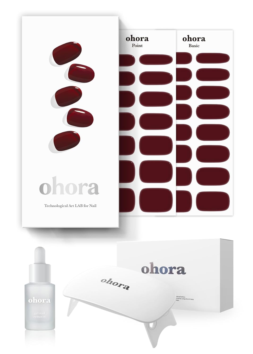 ohora Semi Cured Gel Nail Strips (N Cream Window) - Green. Solid. Works with Any UV/LED Lamps. Salon-Quality. Long Lasting. Easy to Apply & Remove - Includes 2 Prep Pads. Nail File & Wooden Stick : Beauty & Personal Care