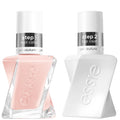 Essie Gel Couture Longwear Nail Polish Kit. Sheer Nude Pink. Fairy Tailor + Top Coat. 0.46 fl oz each