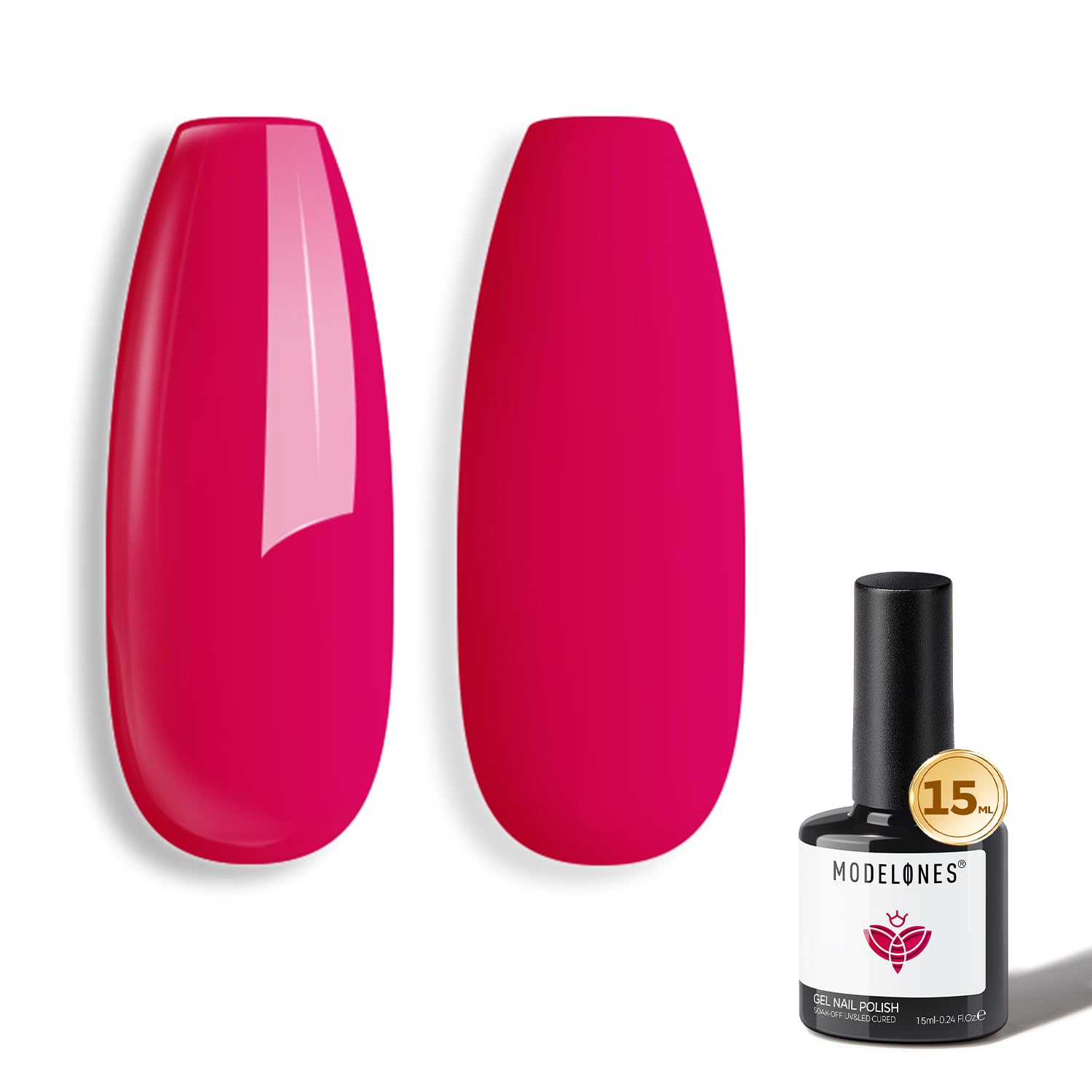 modelones Pink Gel Nail Polish Jelly Nude Pink Gel Polish French Tip Base Colors Translucent Soak Off U V Soap Nails for Nail Art Manicure at Home 15ML : Beauty & Personal Care