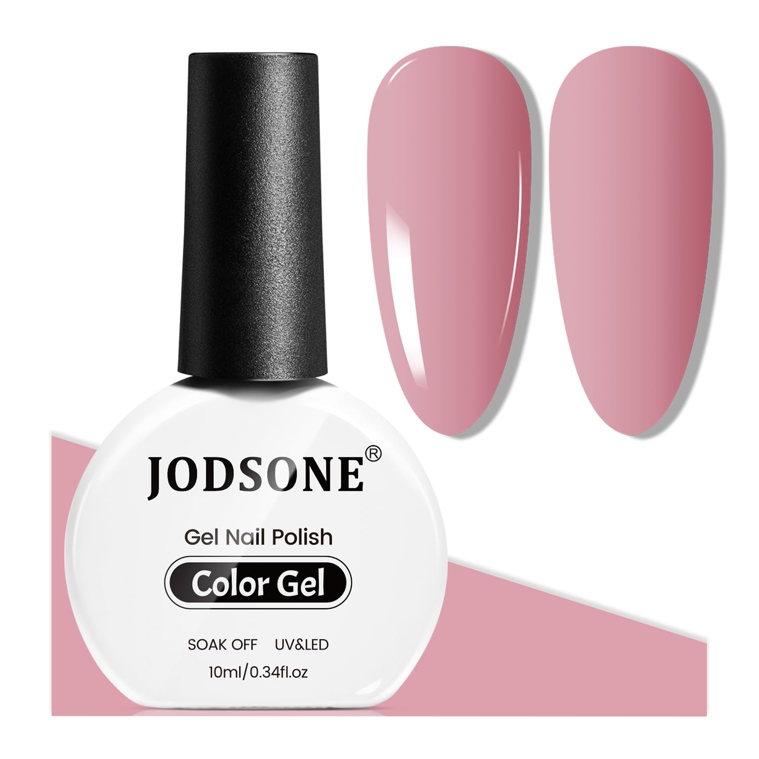 JODSONE 10ml Black Gel Nail Polish Black Gel Polish Soak Off Led Gel Polish Nail Art Manicure Salon Diy Need U V Lamp : Beauty & Personal Care