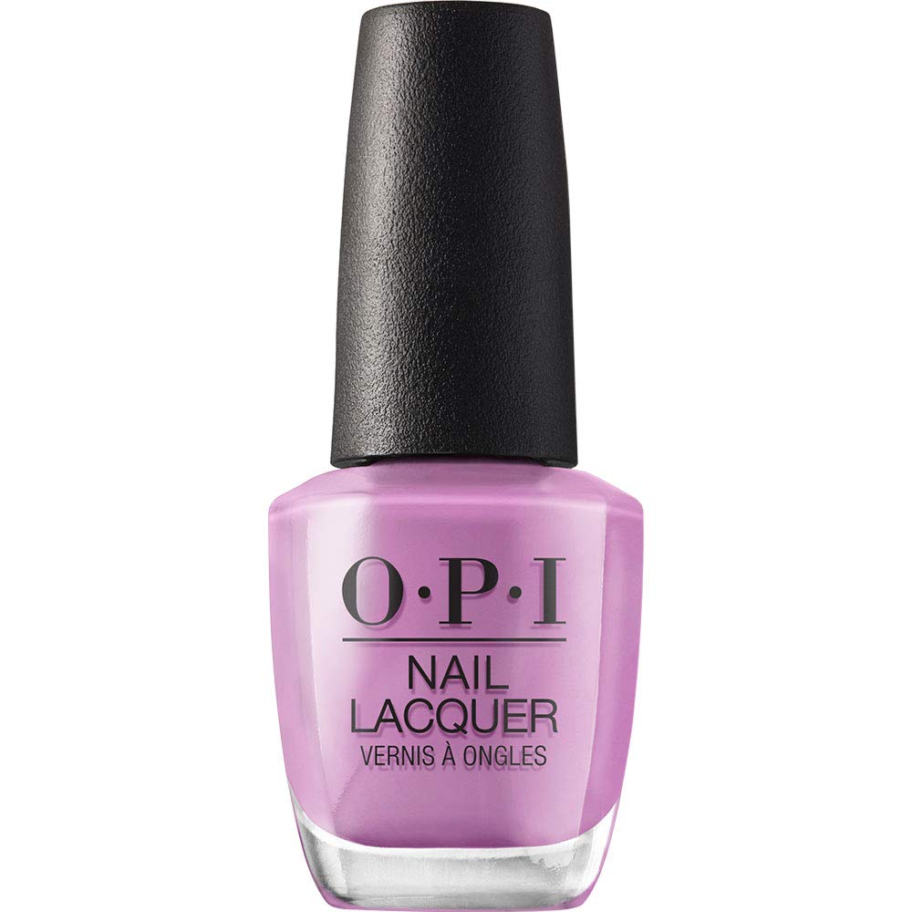 OPI Nail Lacquer Strawberry Margarita | Opaque Bright Pink Crème Chip Resistant Nail Polish | Fast Drying. Streak Free