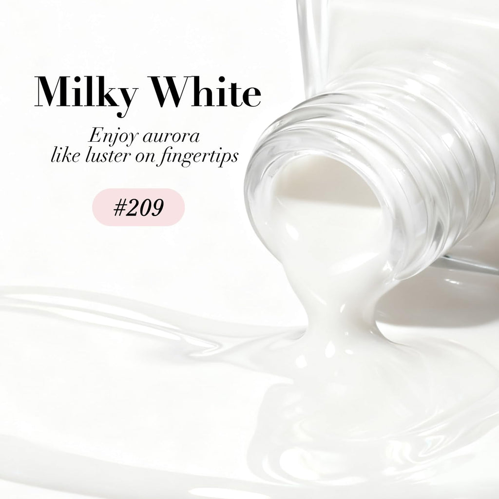 AZUREBEAUTY Milky White Translucent Nail Polish – Quick Dry. Long-Lasting. Natural Jelly Glossy Finish for DIY Manicure & Nail Art. Salon Quality for Women : Beauty & Personal Care