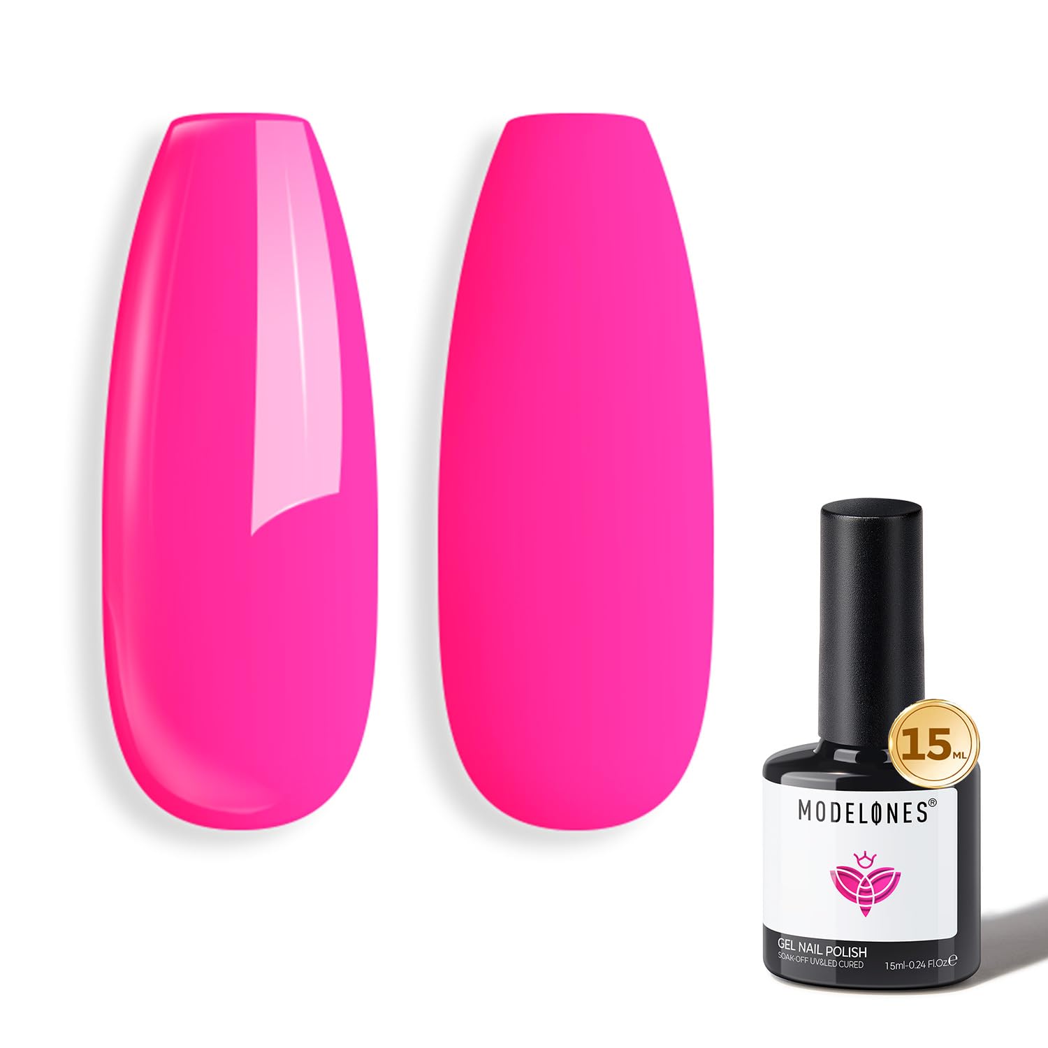 modelones Pink Gel Nail Polish Jelly Nude Pink Gel Polish French Tip Base Colors Translucent Soak Off U V Soap Nails for Nail Art Manicure at Home 15ML : Beauty & Personal Care