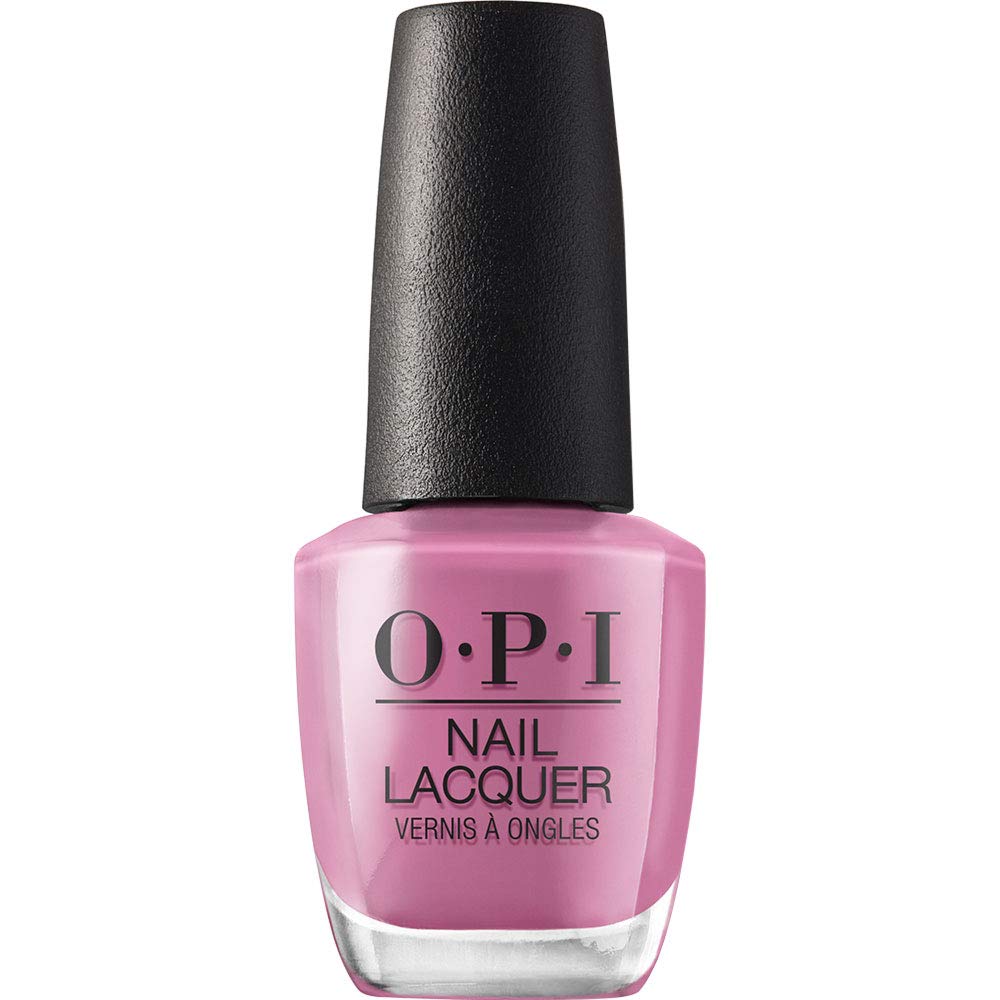 OPI Nail Lacquer Strawberry Margarita | Opaque Bright Pink Crème Chip Resistant Nail Polish | Fast Drying. Streak Free
